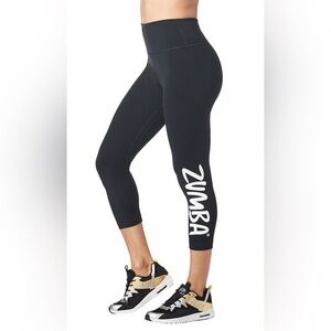 Zumba Forever High Waisted Crop Leggings